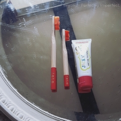 ecoco box. Jack and jil toothpaste and F.E.T.E bamboo brushes